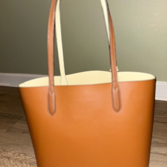 Kate Spade Brown and Cream Reversible  Tote Bag - Picture 4 of 7